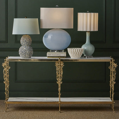 Jessamine Table Lamp in living room.