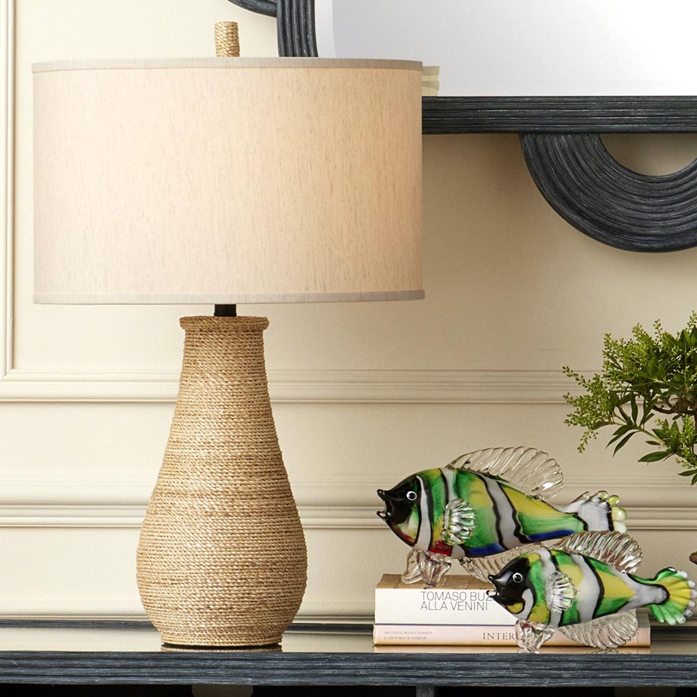 Joppa Table Lamp in living room.