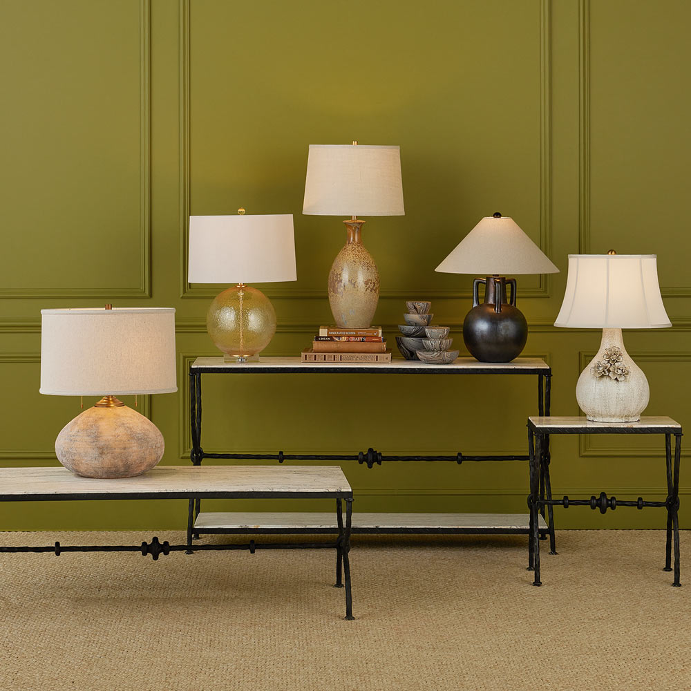 Kenmare Table Lamp in exhibition.