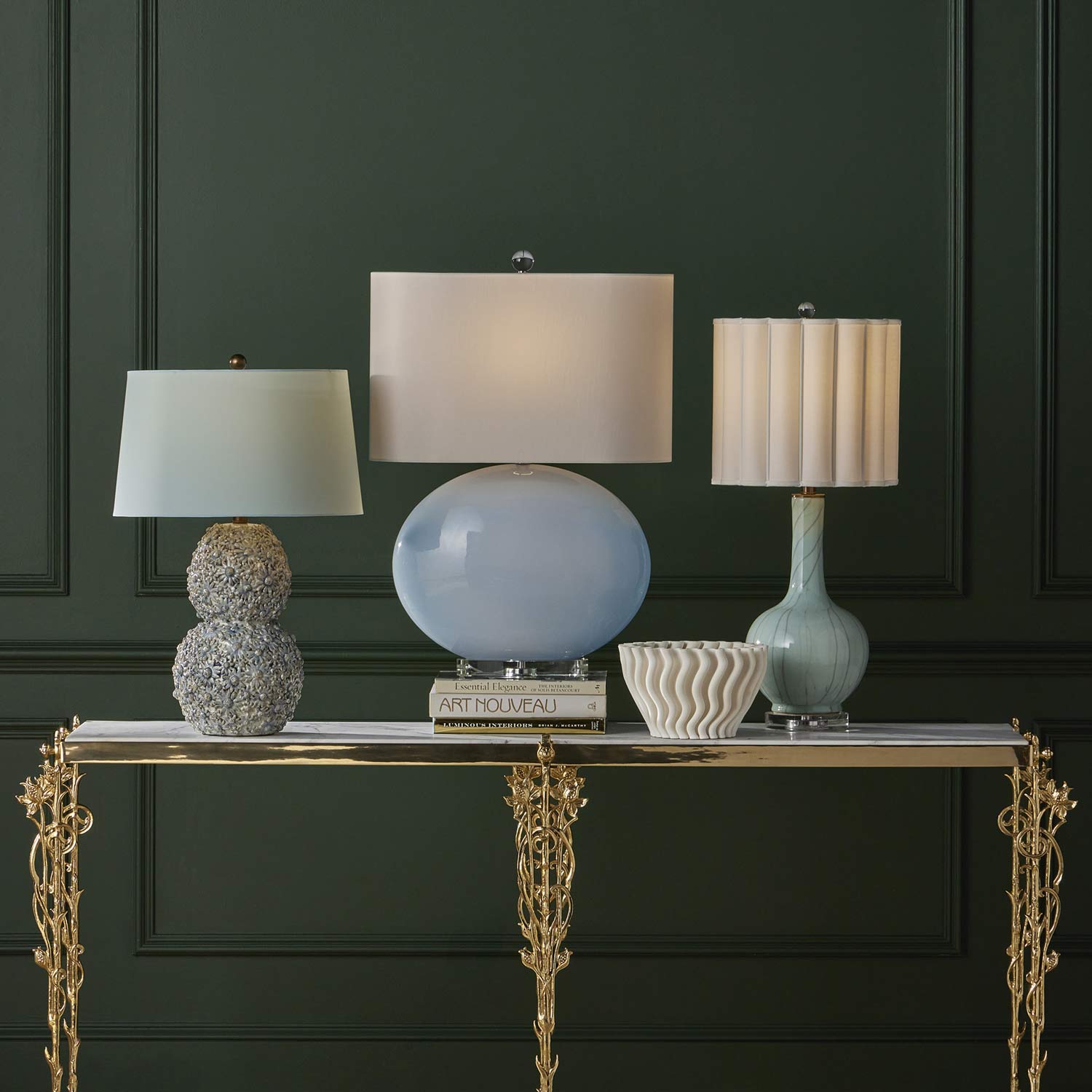 Laconia Table Lamp in exhibition.