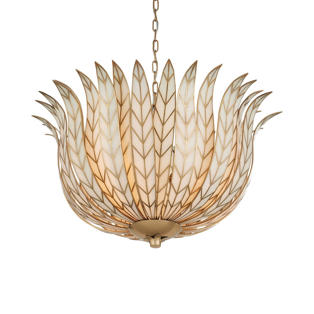 Lamina Bowl Chandelier in Detail.