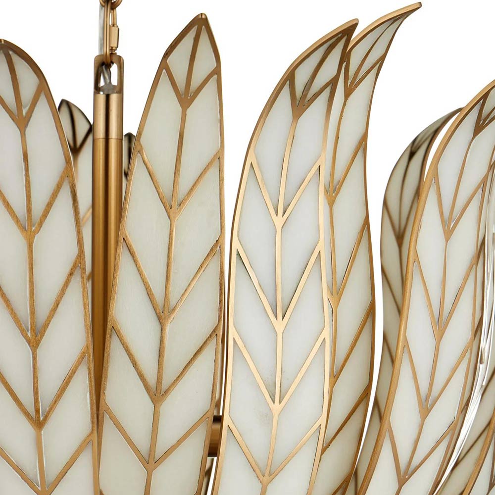 Lamina Bowl Chandelier in Detail.