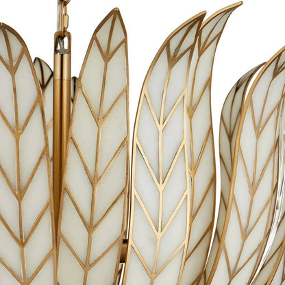 Lamina Bowl Chandelier in Detail.