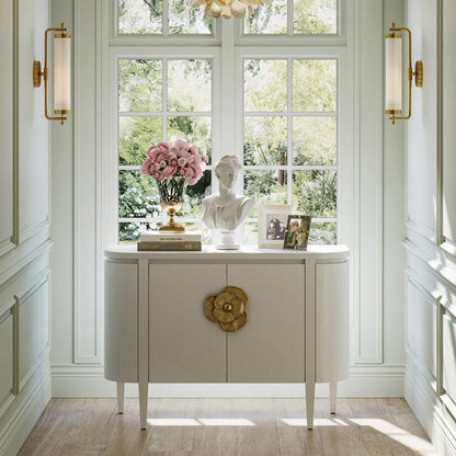 Latimer Bath Wall Light in living room.