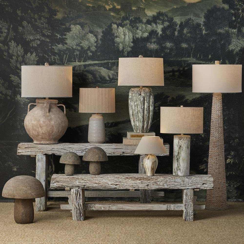 Latte Table Lamp in exhibition.