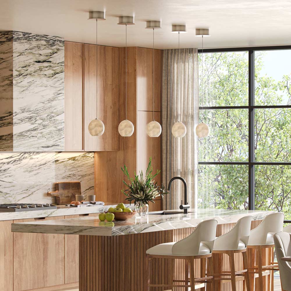 Lazio Pendant Light in kitchen.