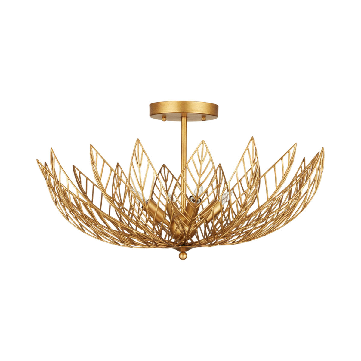 Leaflace Semi Flush Mount Ceiling Light in Detail.