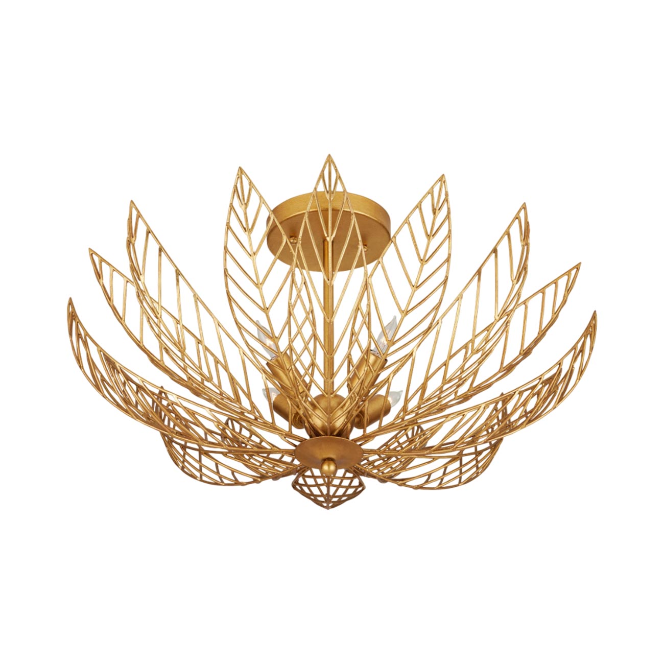 Leaflace Semi Flush Mount Ceiling Light in Detail.