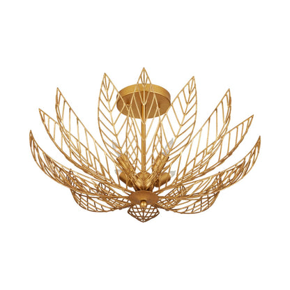 Leaflace Semi Flush Mount Ceiling Light in Detail.