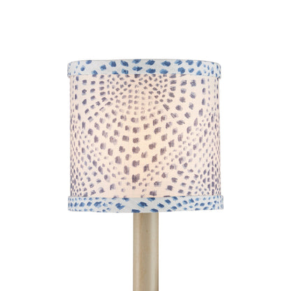 Lenore Chandelier Shade in Blue (Drum).
