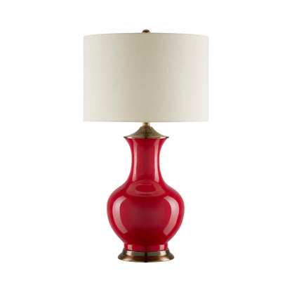 Lilou Table Lamp in Red.