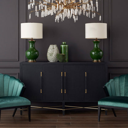 Lilou Table Lamp in living room.