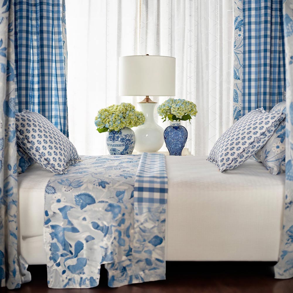 Lilou Table Lamp in bedroom.