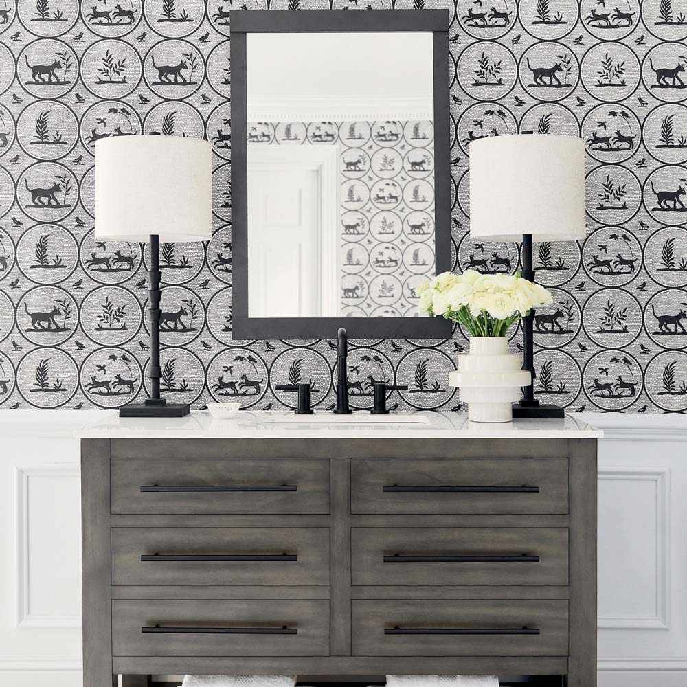 Lohn Table Lamp in bathroom.