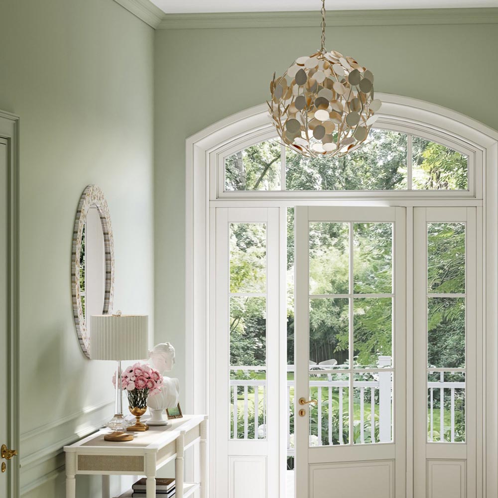 Lunaria Orb Chandelier in Detail.