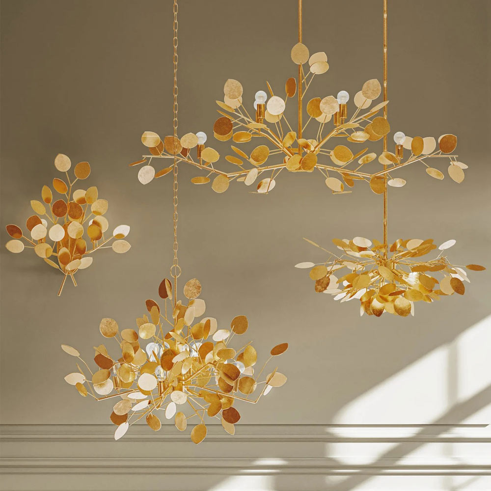 Lunaria Oval Chandelier in Detail.
