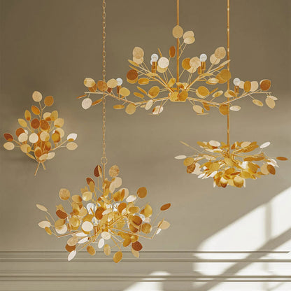 Lunaria Oval Chandelier in Detail.