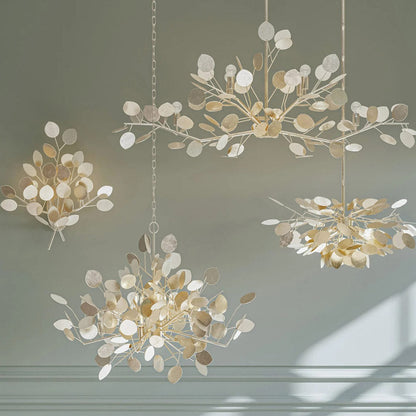 Lunaria Oval Chandelier in Detail.