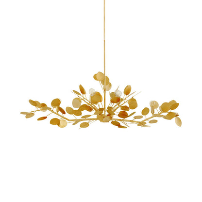 Lunaria Oval Chandelier in Detail.