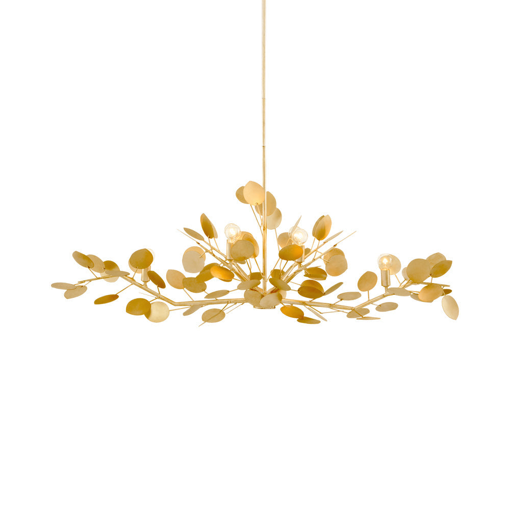 Lunaria Oval Chandelier in Detail.