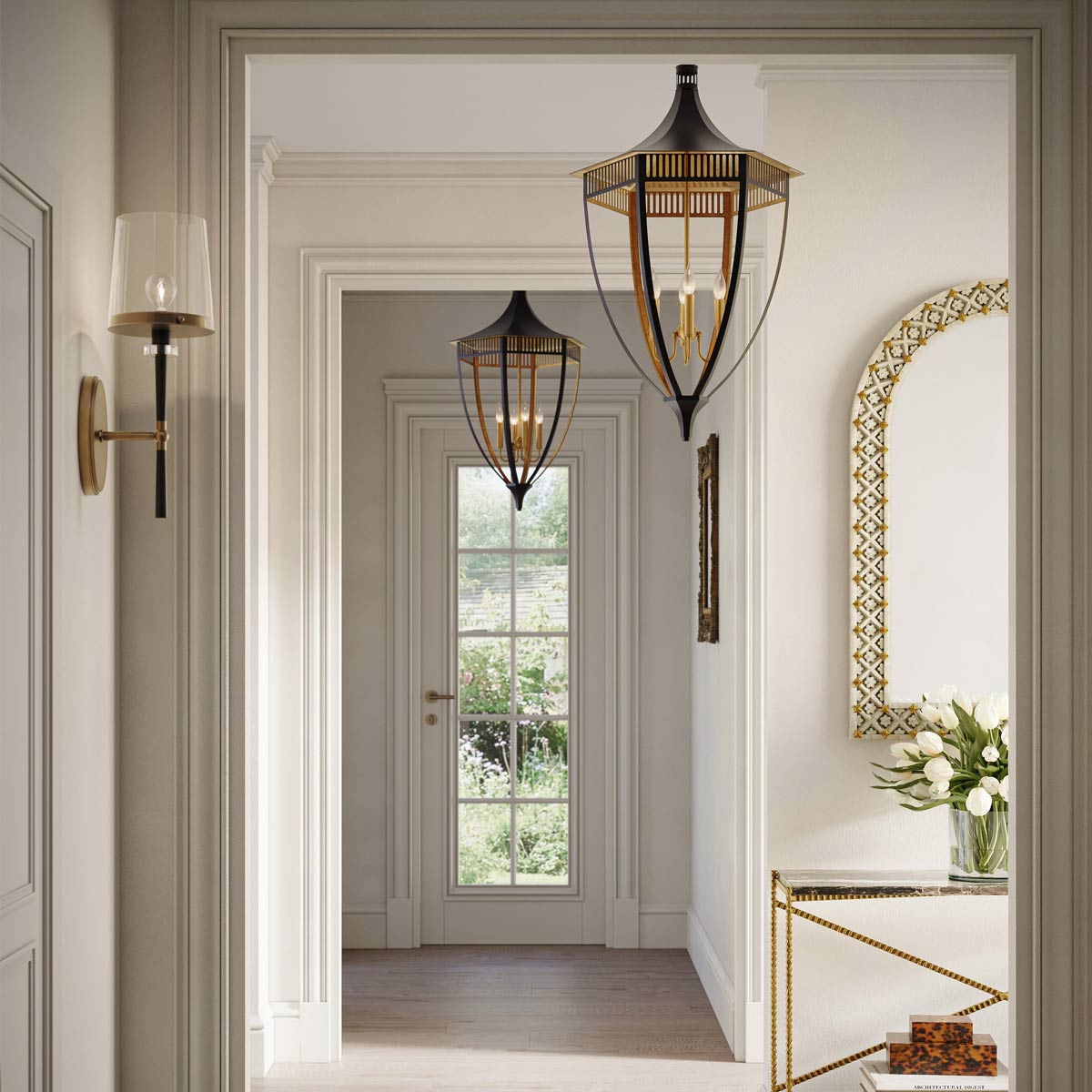 Lyndall Wall Light in hallway.