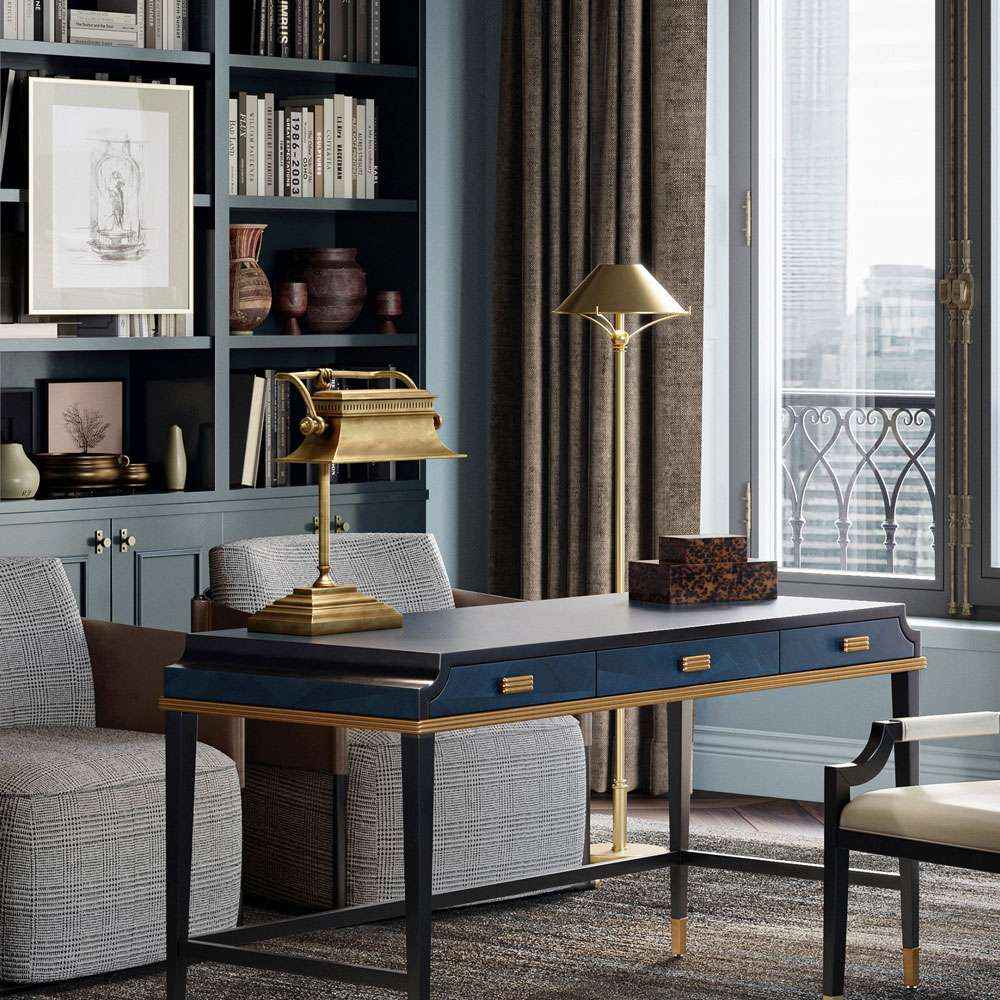 Maarla Floor Lamp in office.