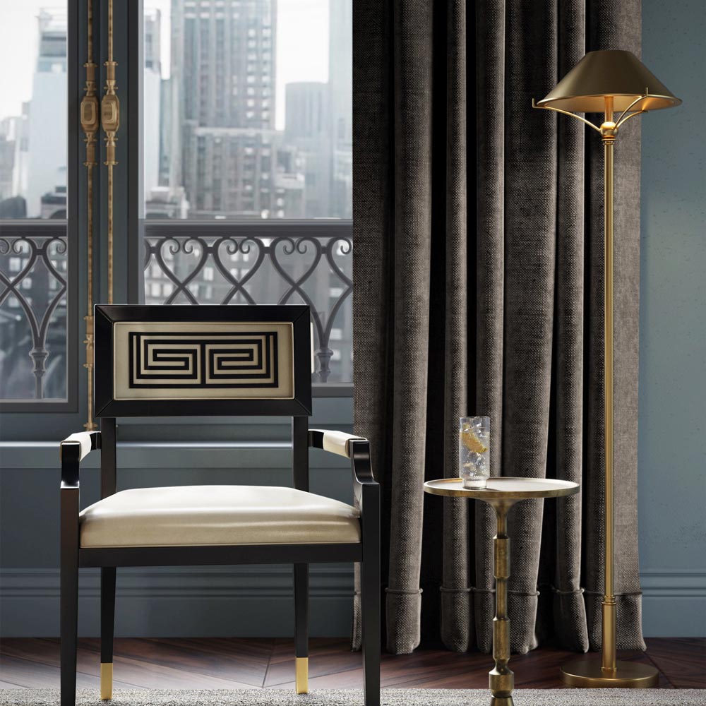 Maarla Floor Lamp in office.