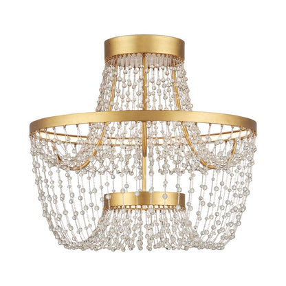 Mademoiselle LED Semi Flush Mount Ceiling Light.