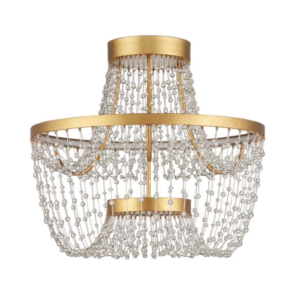 Mademoiselle LED Semi Flush Mount Ceiling Light in Detail.