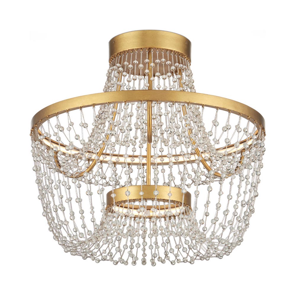 Mademoiselle LED Semi Flush Mount Ceiling Light in Detail.