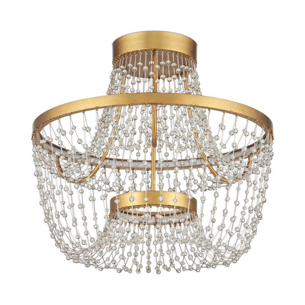 Mademoiselle LED Semi Flush Mount Ceiling Light in Detail.