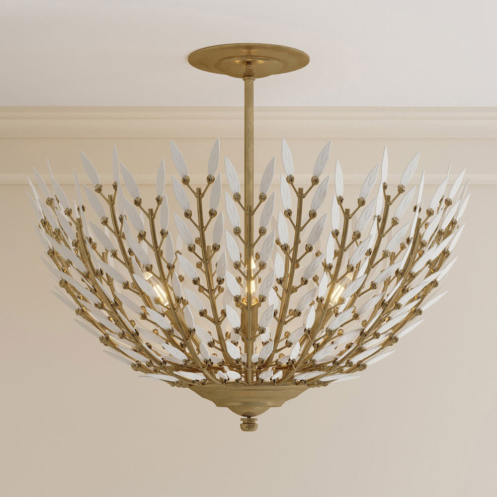 Magnum Opus Semi Flush Mount Ceiling Light in Detail.