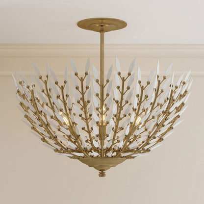 Magnum Opus Semi Flush Mount Ceiling Light in Detail.