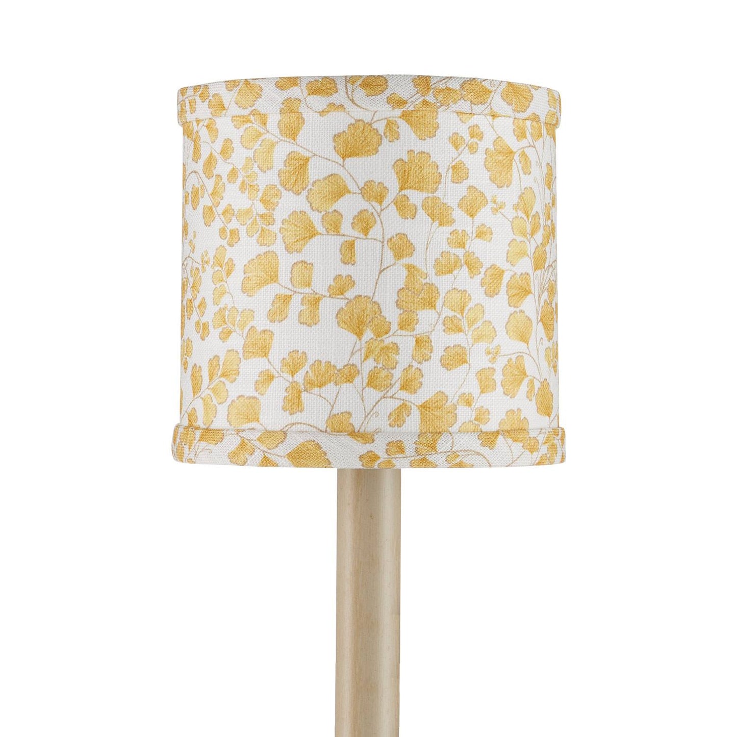 Maiden Fern Chandelier Shade in Yellow (Drum).