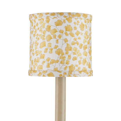 Maiden Fern Chandelier Shade in Yellow (Drum).