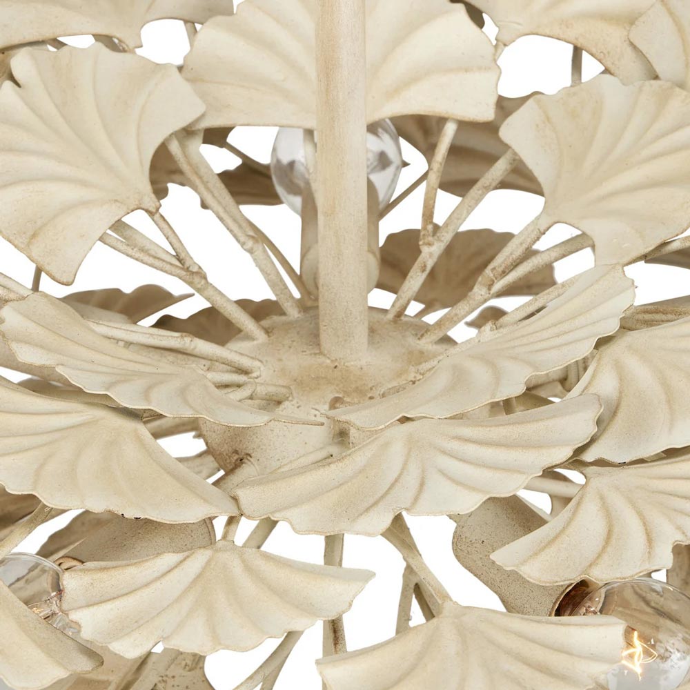 Maidenhair Semi Flush Mount Ceiling Light in Detail.