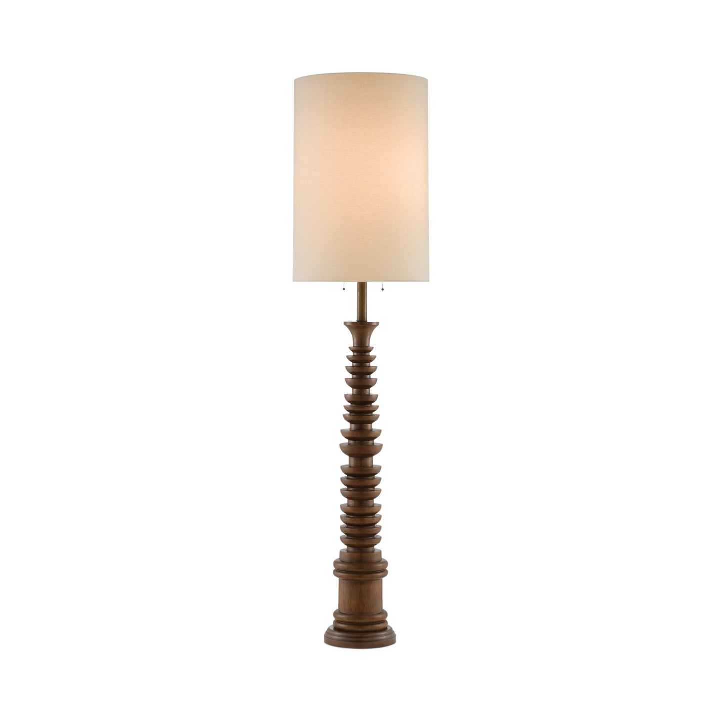 Malayan Floor Lamp in Natural.