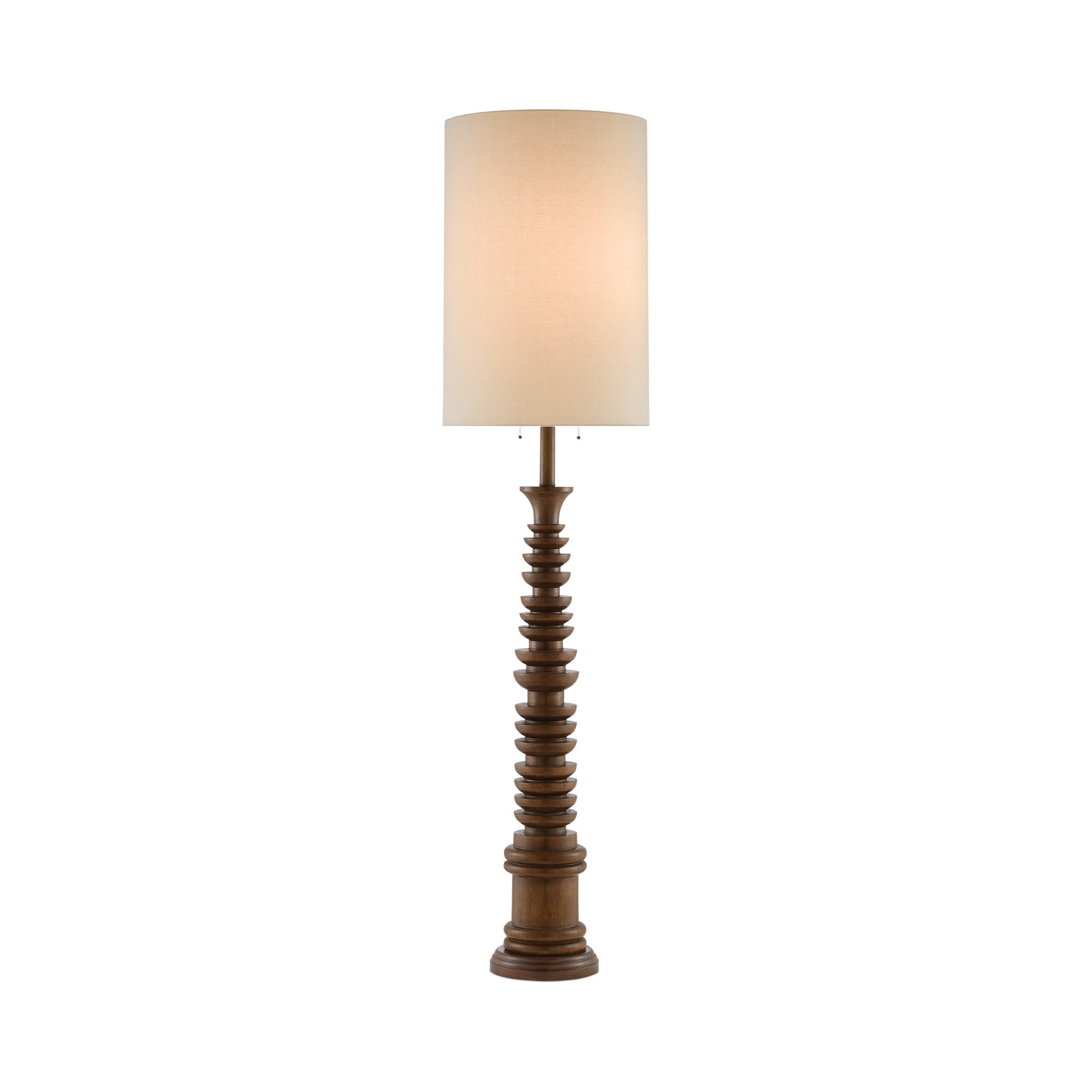 Malayan Floor Lamp in Natural.