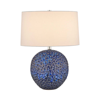 Mantilla Table Lamp in Blue.