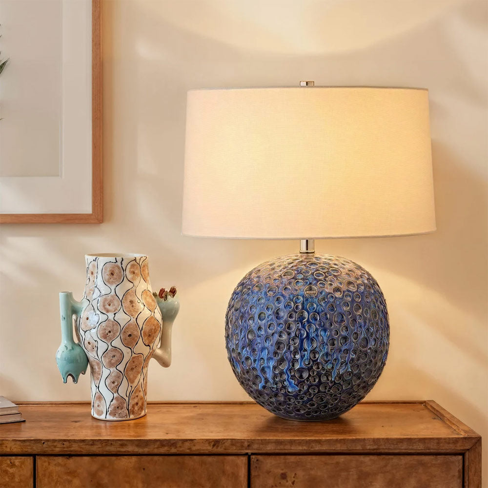 Mantilla Table Lamp in Detail.