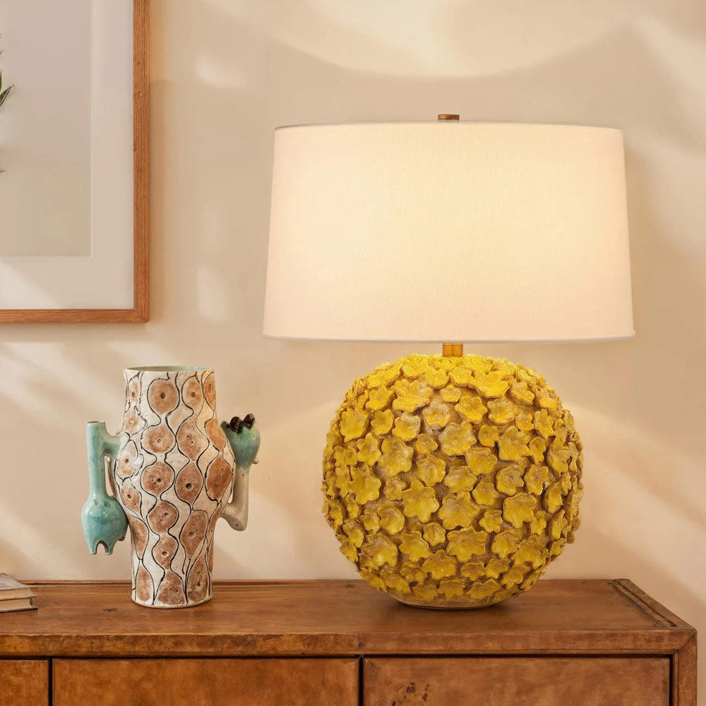 Mantilla Table Lamp in Detail.