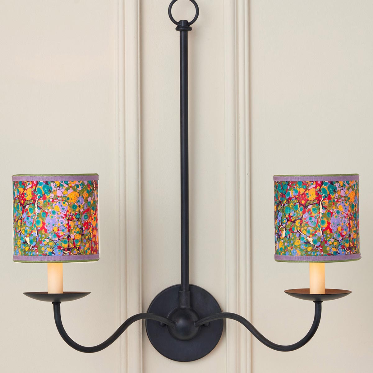 Marble Chandelier Shade in Detail.