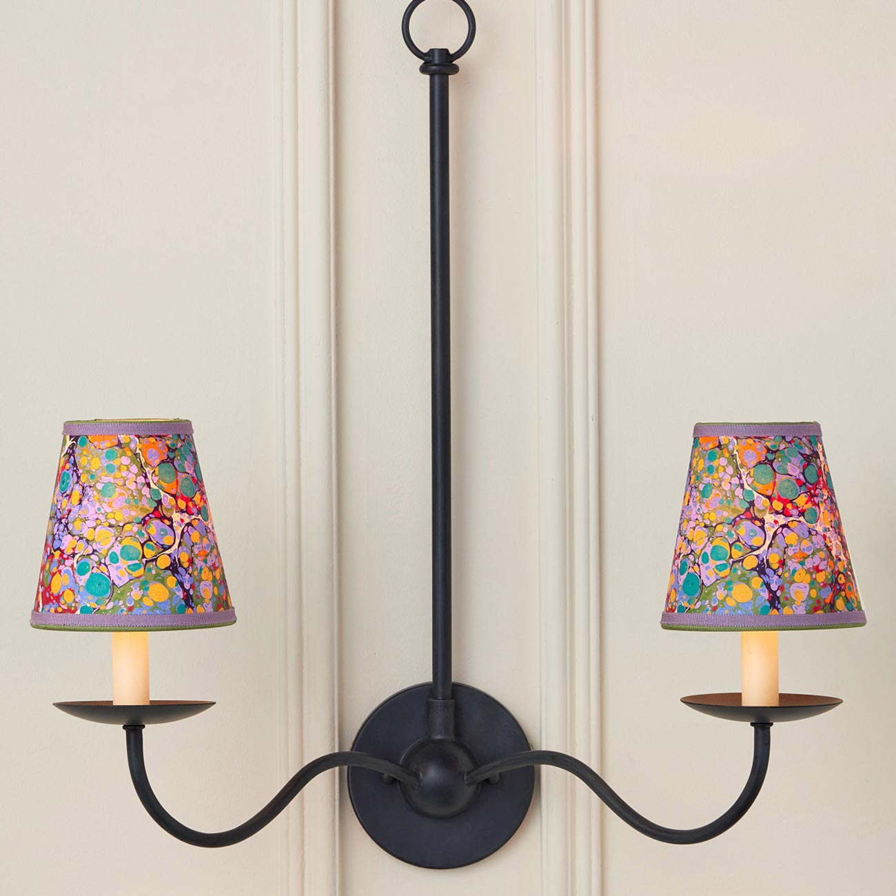 Marble Chandelier Shade in Detail.