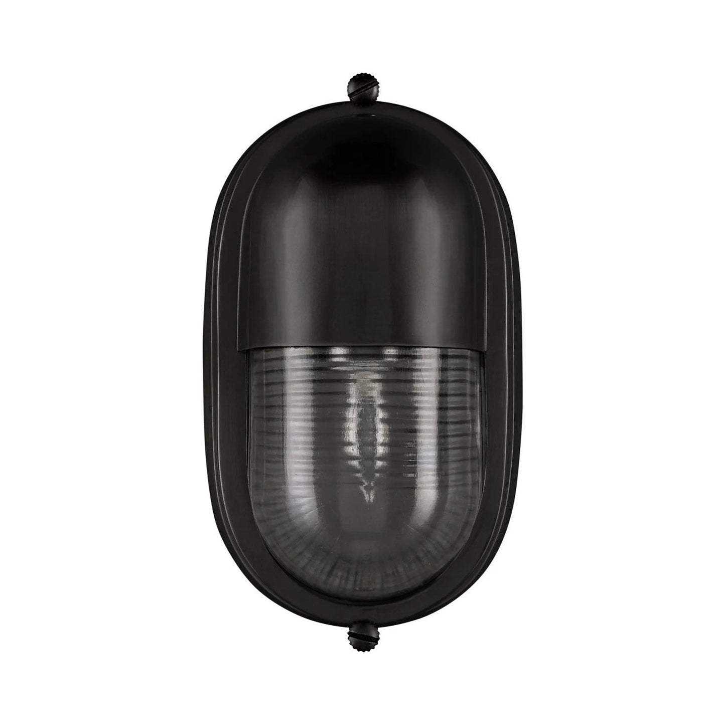 Maritime Outdoor Wall Light in Matte Black.