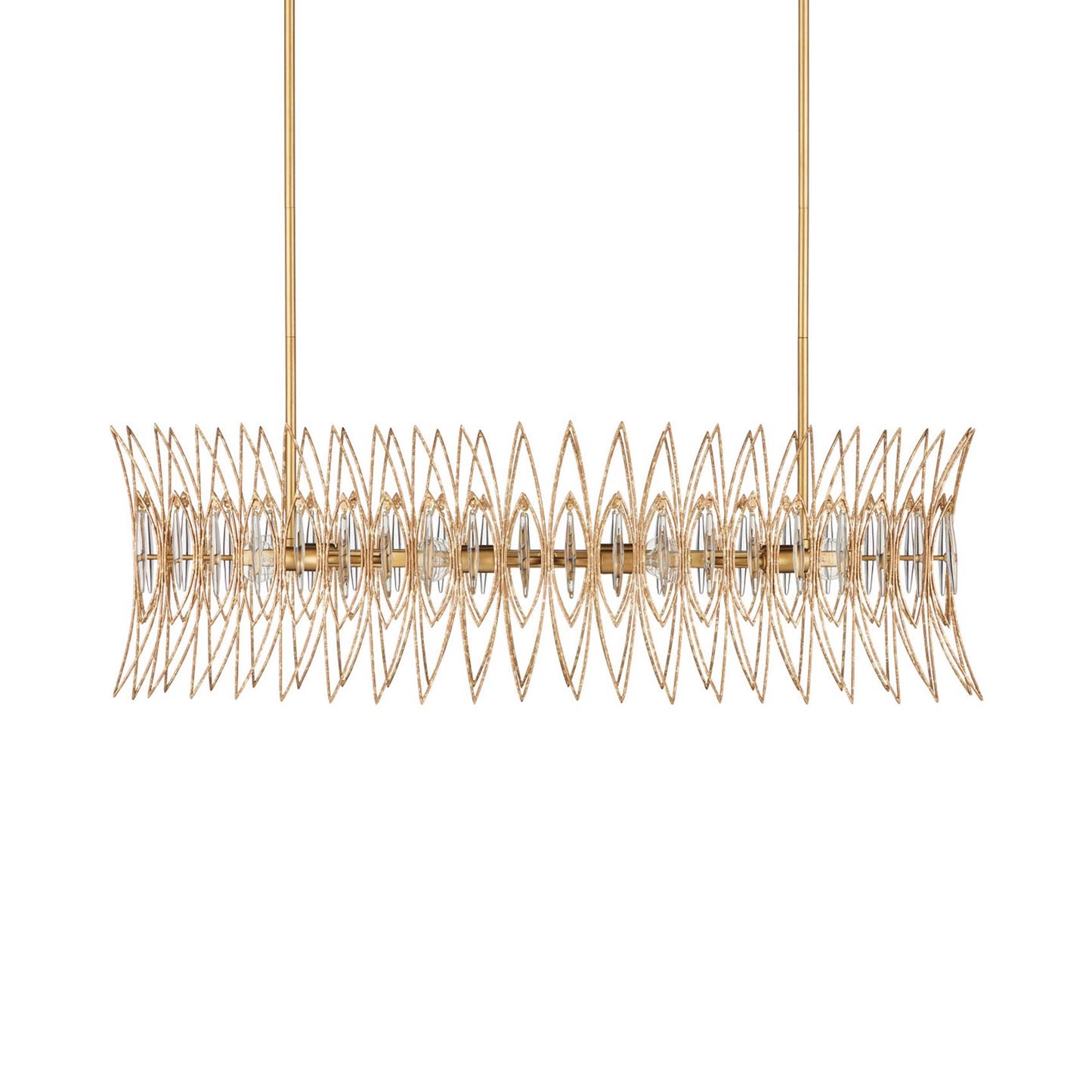 Marquise Oval Chandelier in Detail.