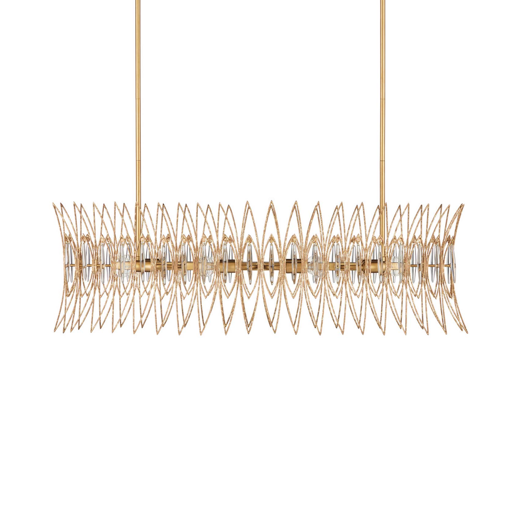 Marquise Oval Chandelier in Detail.