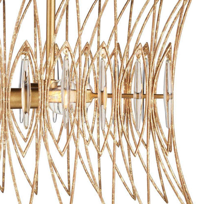 Marquise Oval Chandelier in Detail.