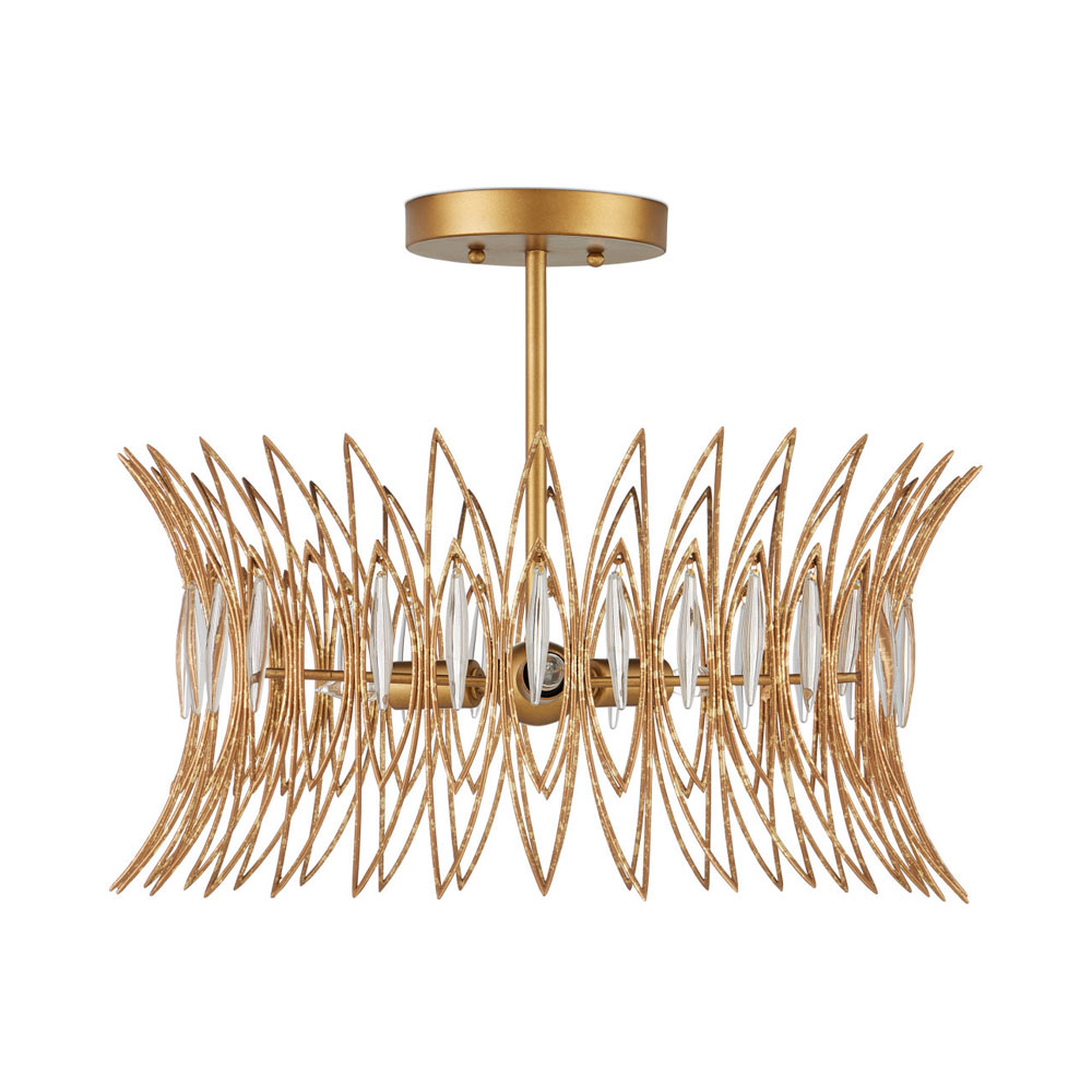 Marquise Semi Flush Mount Ceiling Light in Detail.