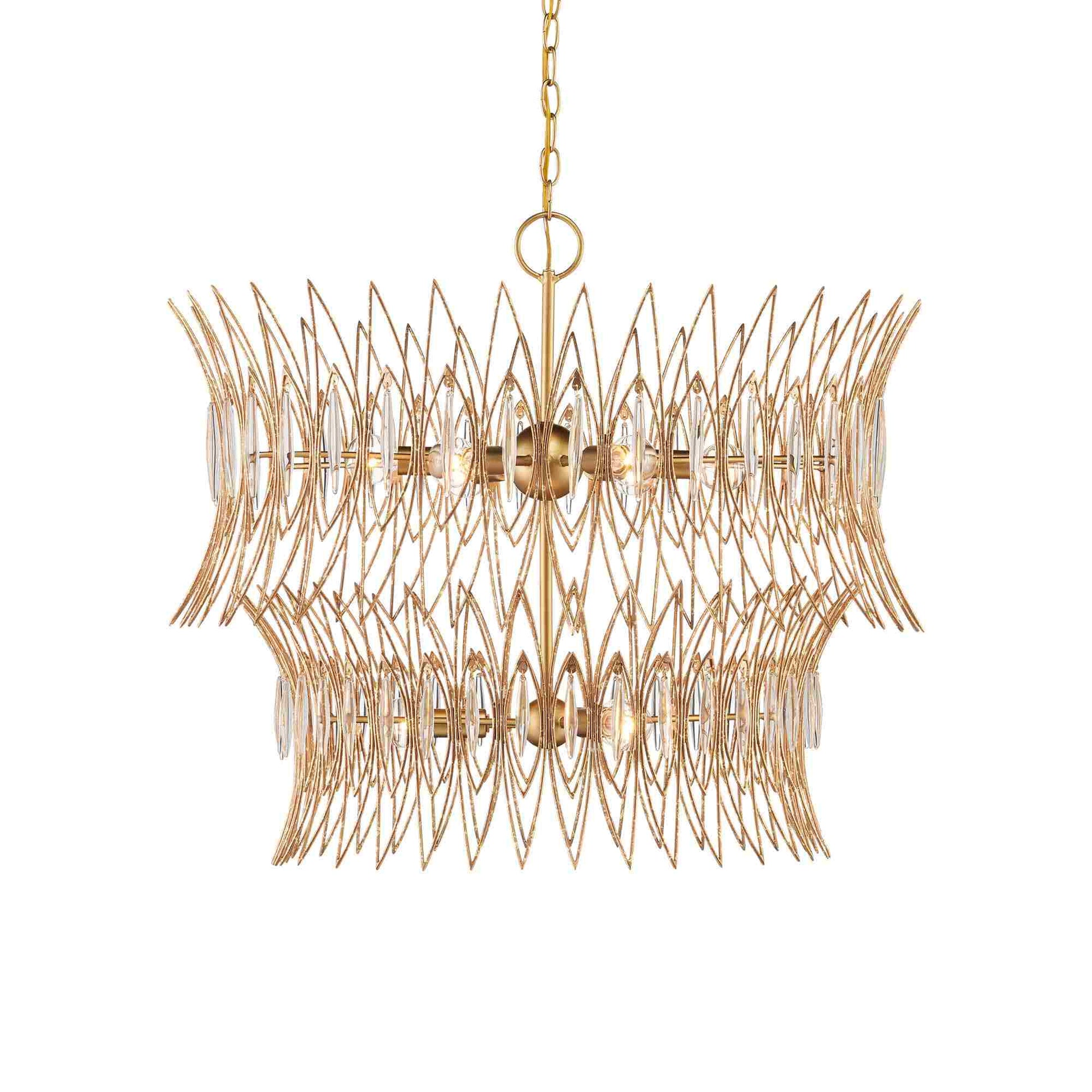Marquise Two-Tier Chandelier in Detail.