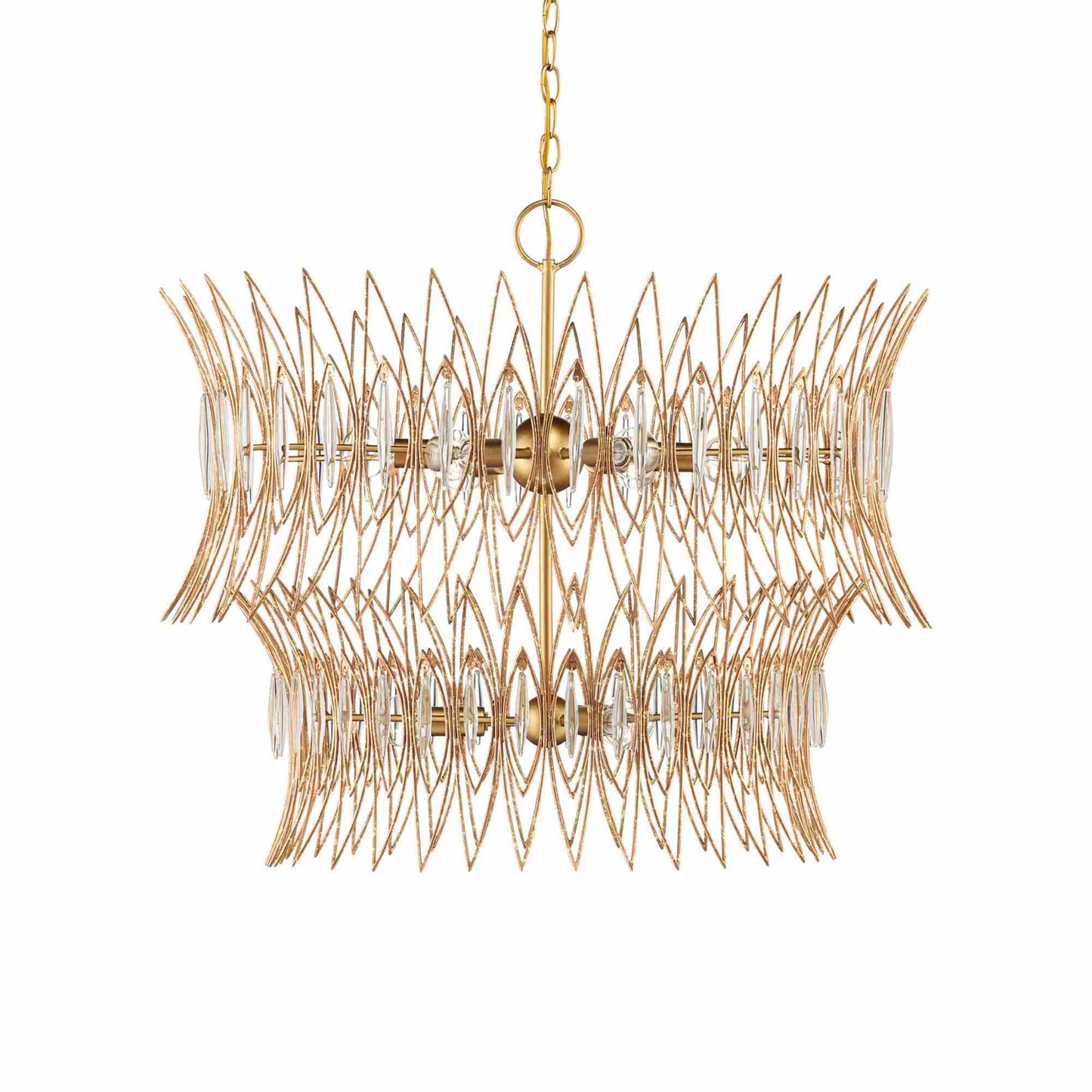 Marquise Two-Tier Chandelier in Detail.